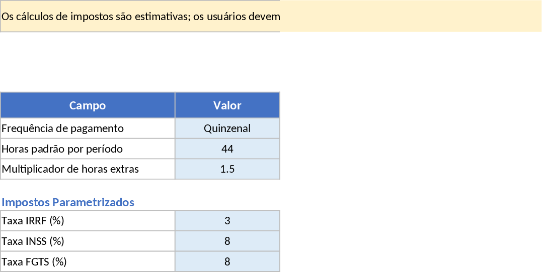 Employee Payroll Management and Pay Statement Calculator Template