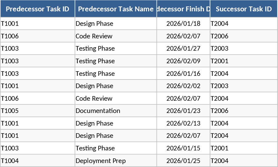 Skyline Transition List Upload Template