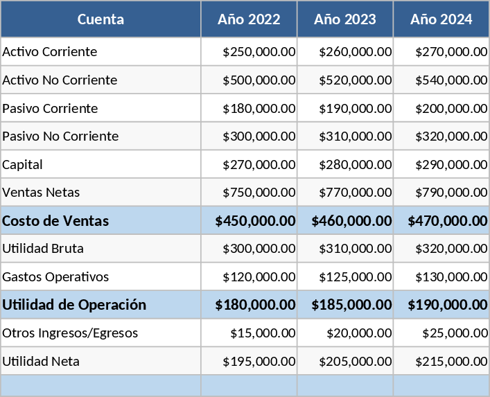 수직·수평 재무 분석 관리 보고서 템플릿
