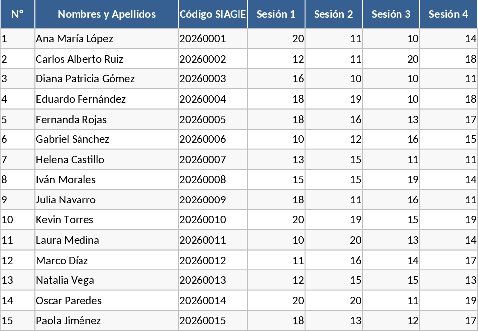 Second Grade Mathematics Record (Minedu) Template