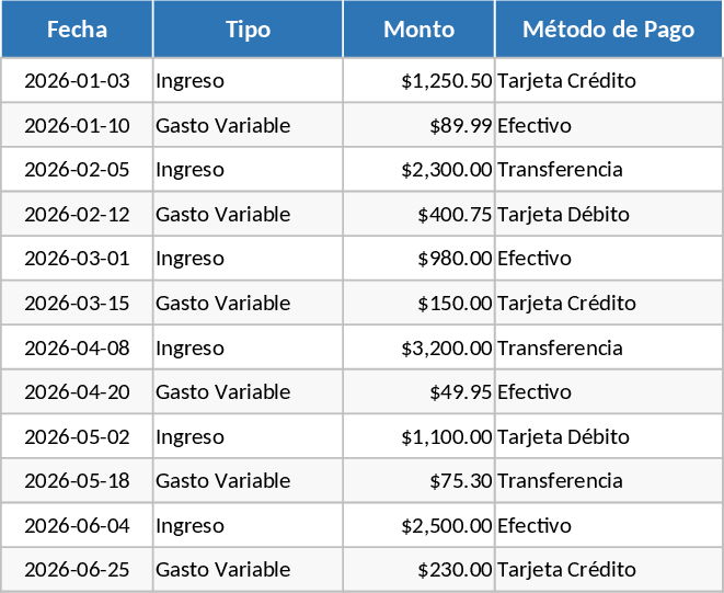 モバイル対応 2週間個人財務・支出トラッカー テンプレート