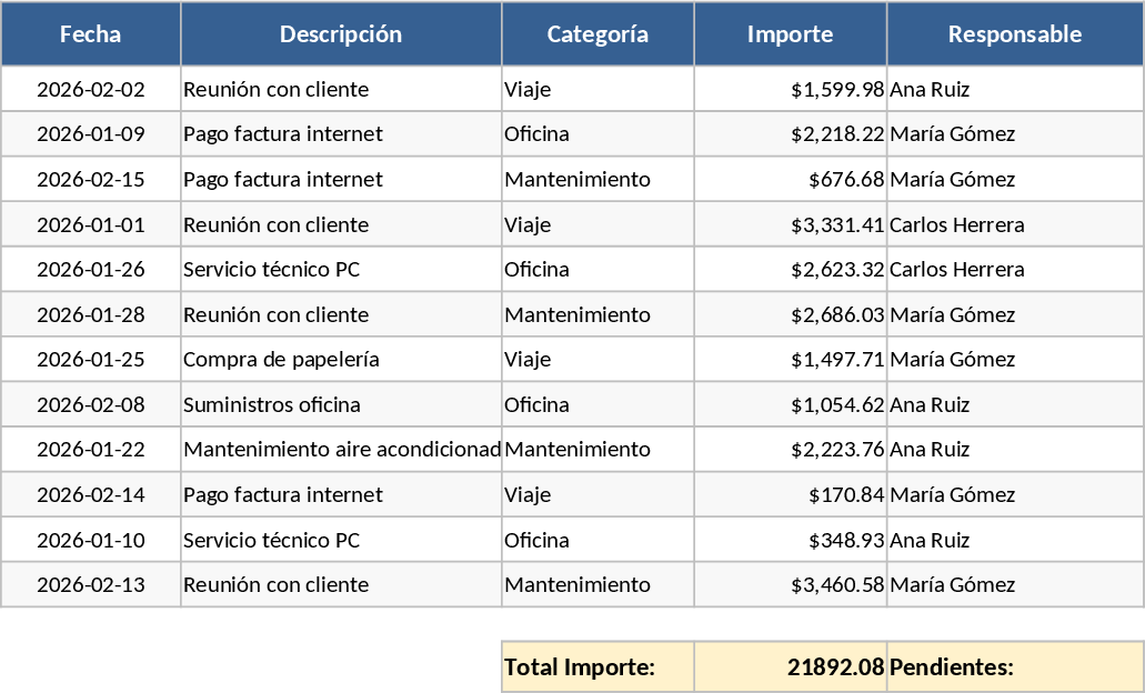 プロフェッショナルExcel管理 テンプレート