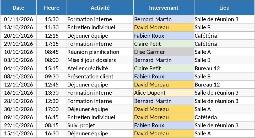 Anniversary Event Program and Speaker Schedule Template