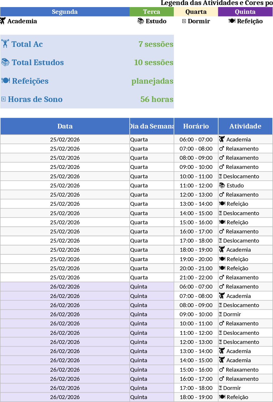 Dated Weekly Minute-by-Minute Visual Schedule Template