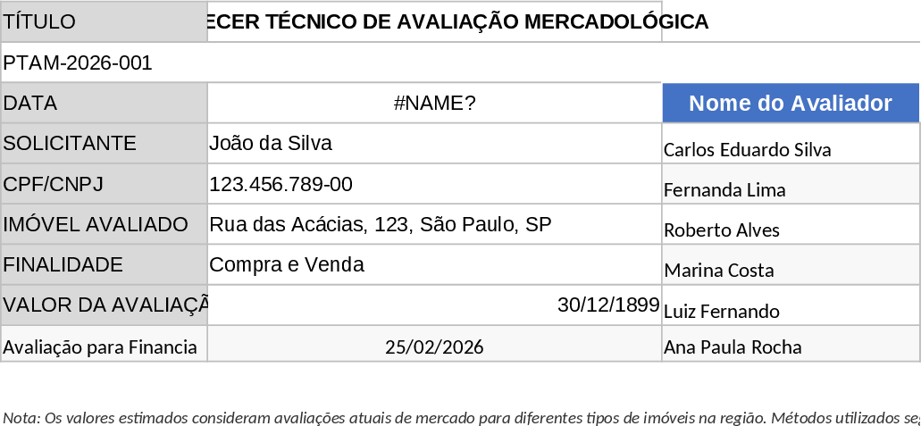 不動産鑑定・評価 テンプレート