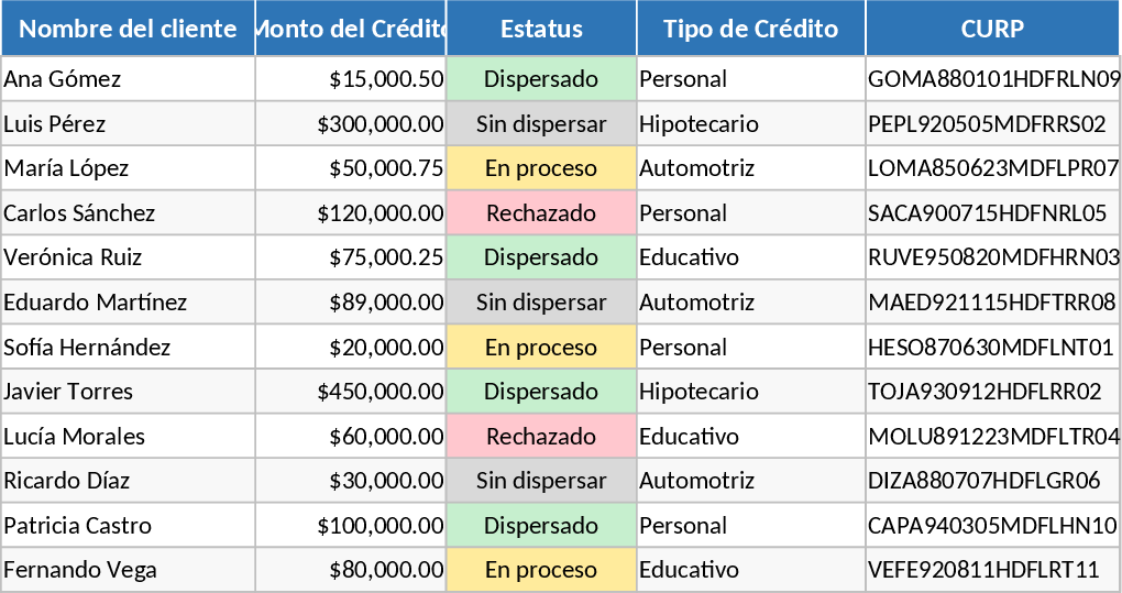 Customer Credit Tracker Template
