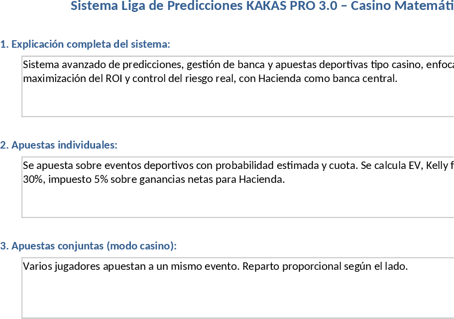 Kakas Pro 3.0 Professional Mathematical Casino and Prediction League Template