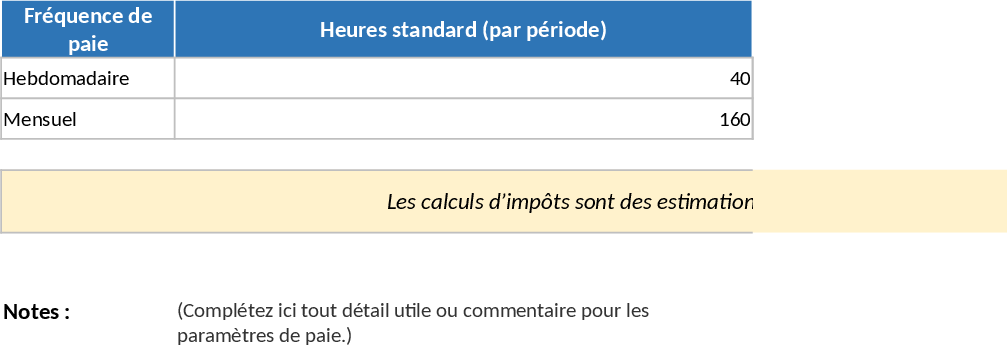 Payroll Calculator and Pay Stub Template