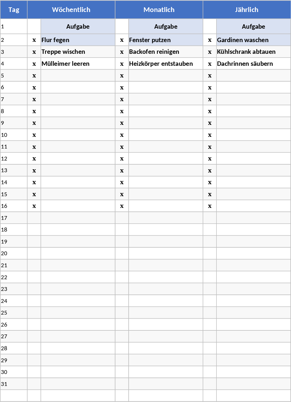 月次商業用冷蔵温度管理ログ テンプレート