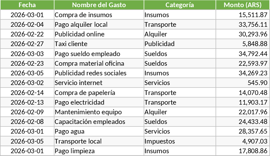 Automated Business Expense Tracker and Pivot Table Reporting Template